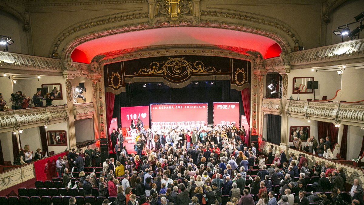 Mitin de Pedro Sánchez en Almería a finales de marzo