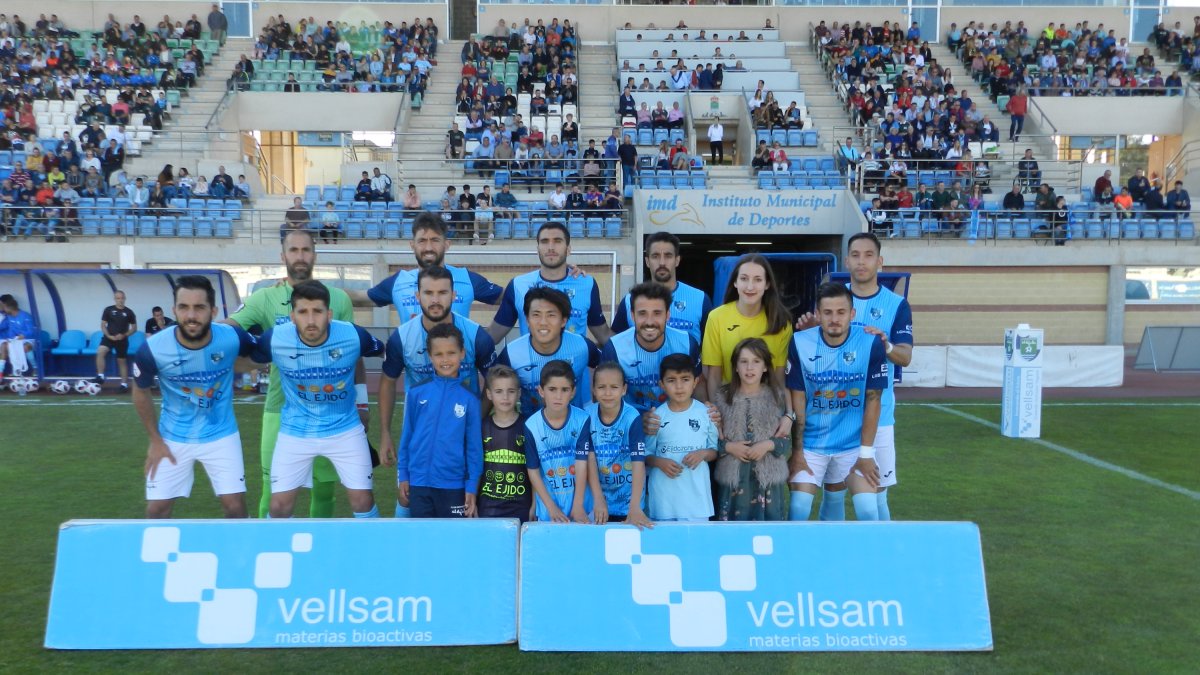 Alineación titular del Club Deportivo El Ejido.