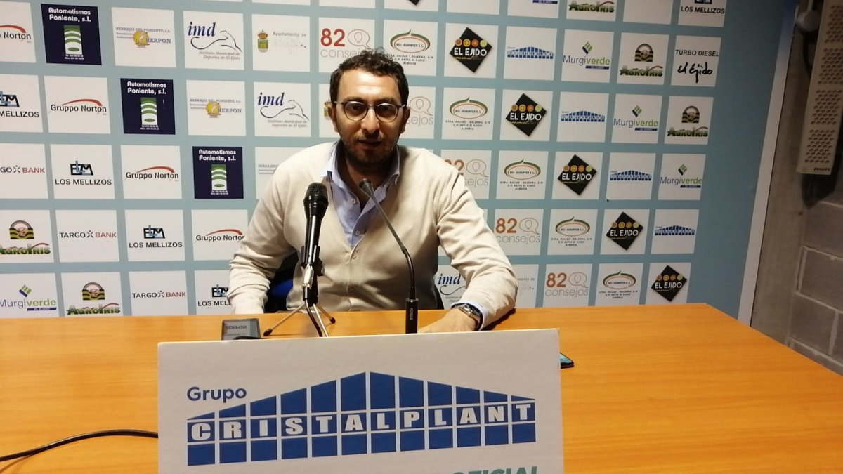 Pierre Mevy, presidente del CD El Ejido.