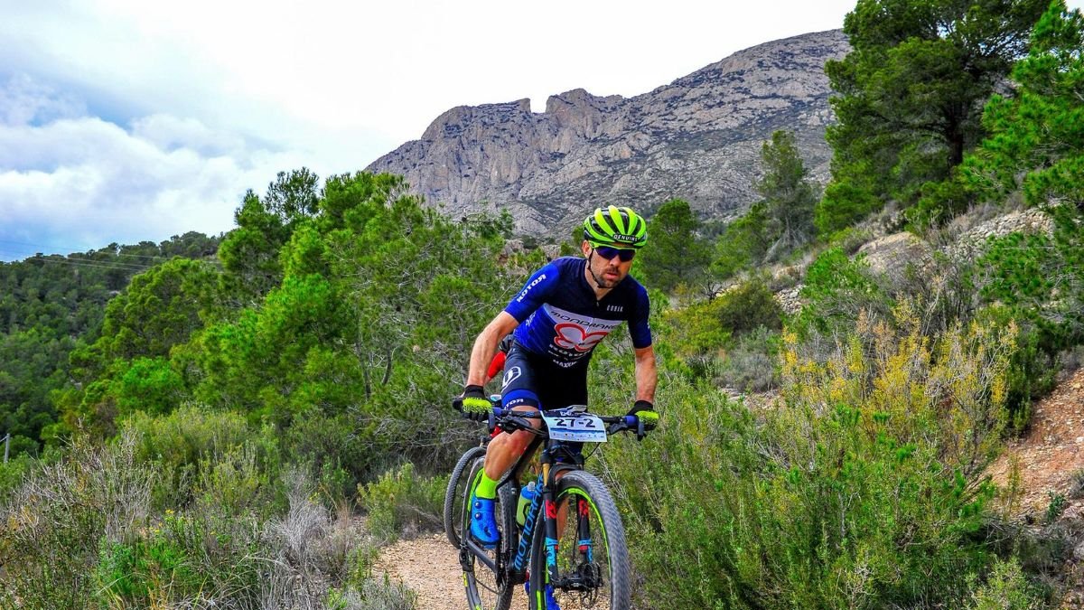 David Arroyo en plena acción.
