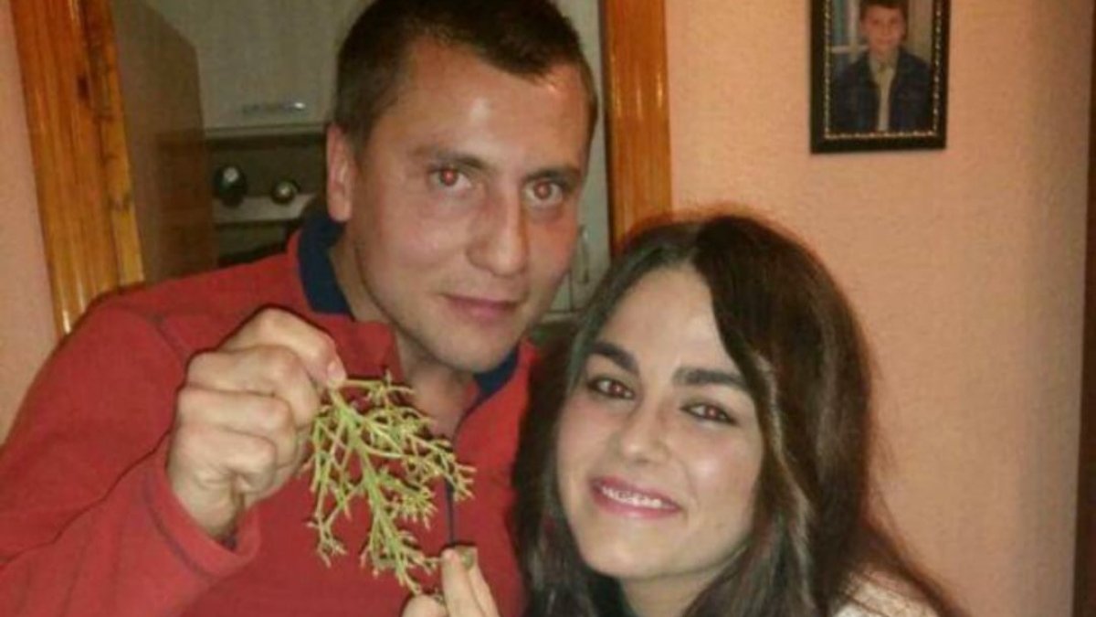 Juan de Dios López junto a su prima Elena Viciana.