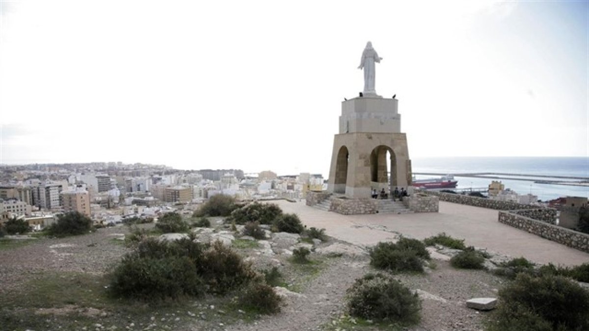 Vista del Sagrado Corazón.