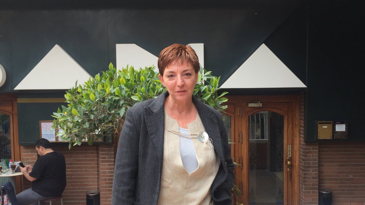 Pilar Vega en la terraza de La Habana Cristal.