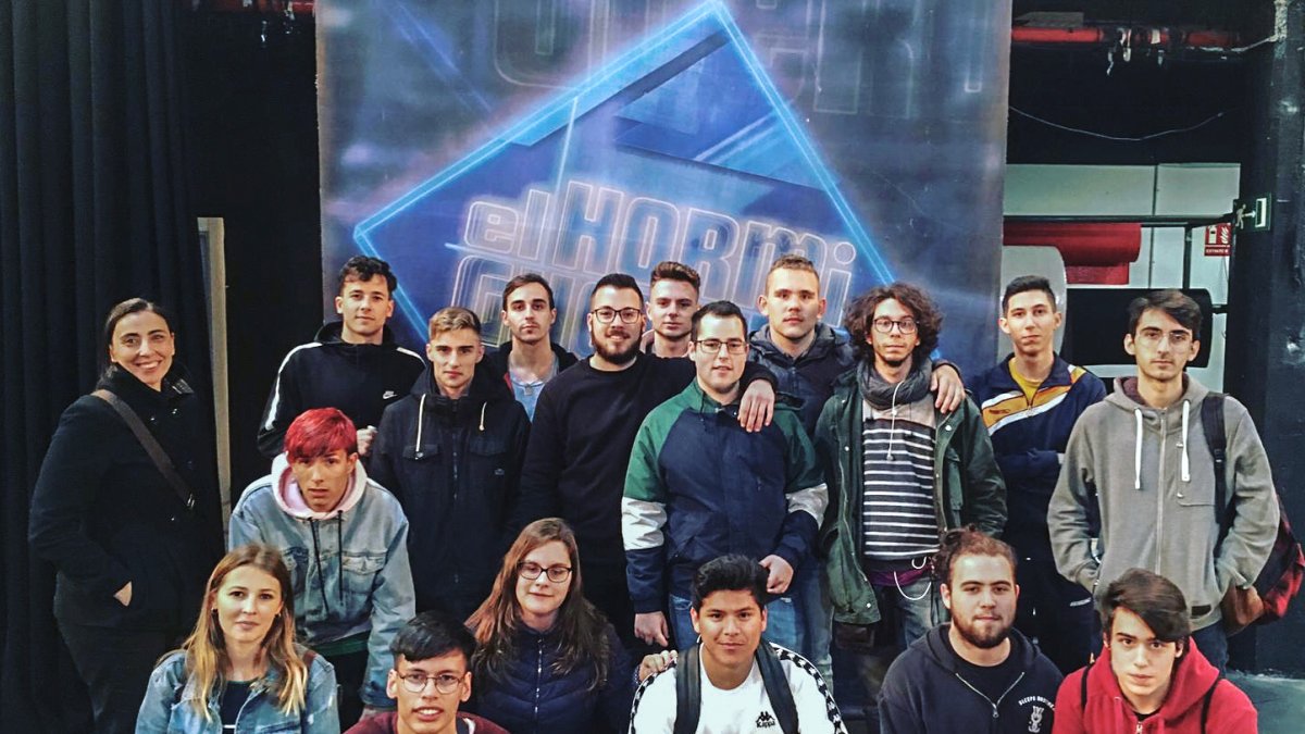 Alumnos de EISO, conociendo de cerca cómo se trabaja en el mundo audiovisual.