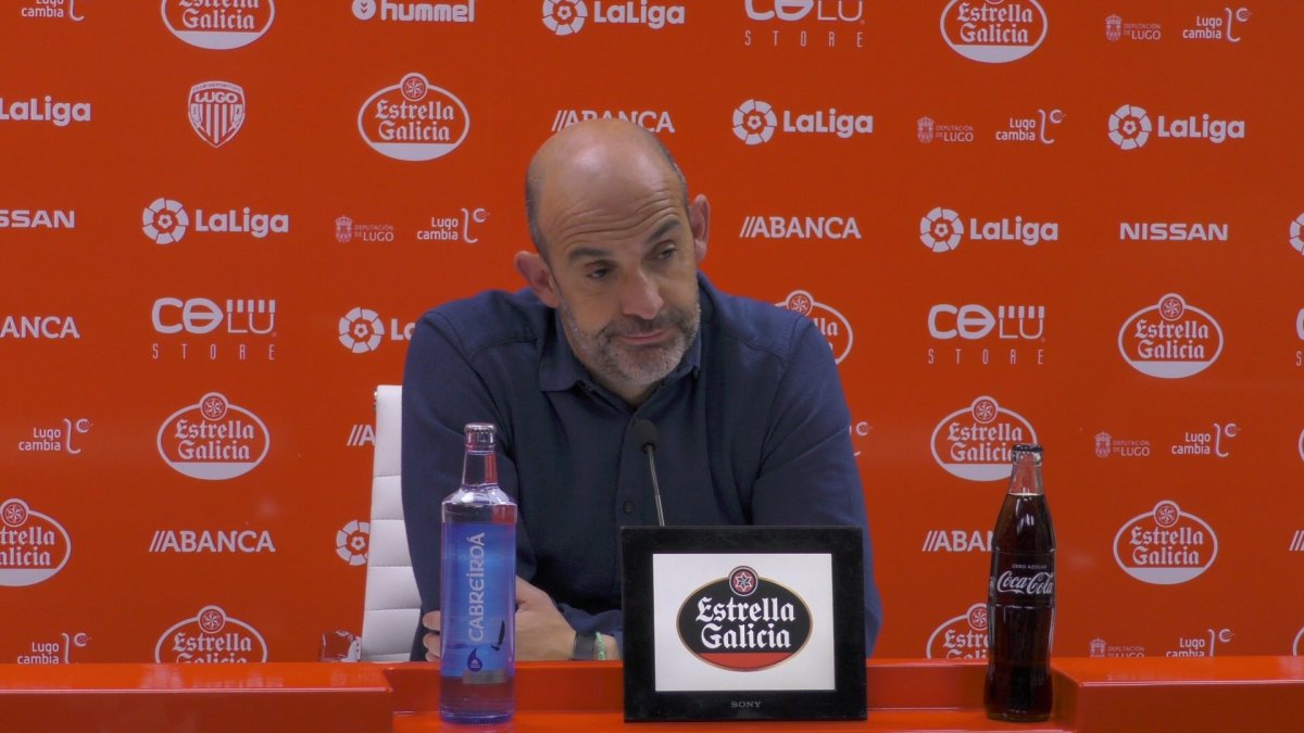 Monteagudo en su última rueda de prensa.