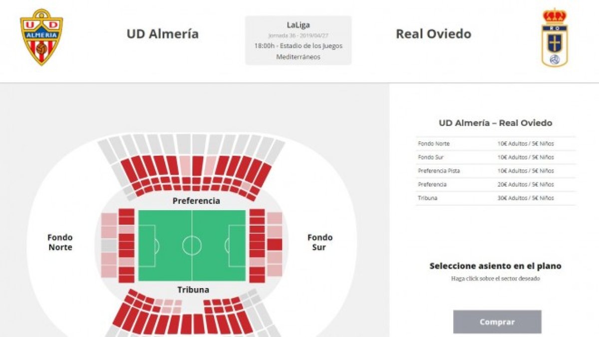 Se espera una gran entrada el sábado.