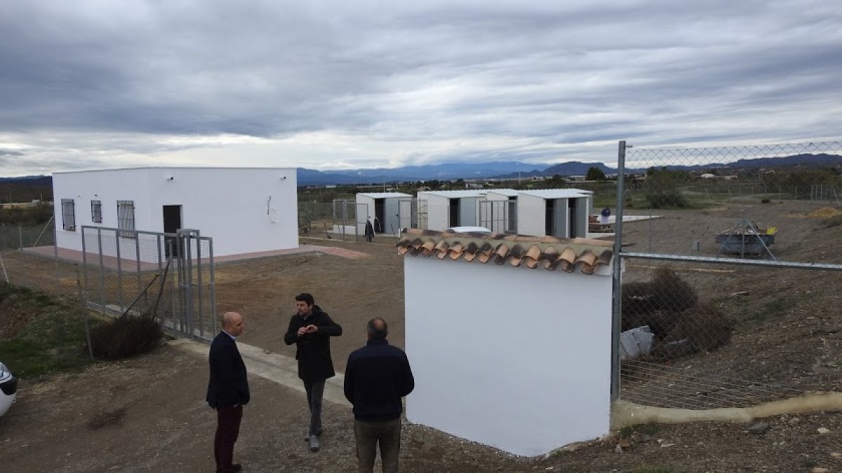 Instalaciones del Centro de Acogida Canino poco antes de su reciente apertura.