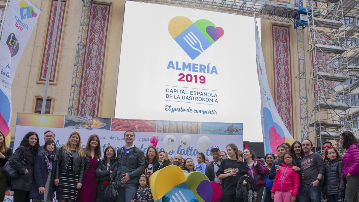 La Plaza de Callao albergará durante las dos próximas semanas la acción promocional de Almería 2019.