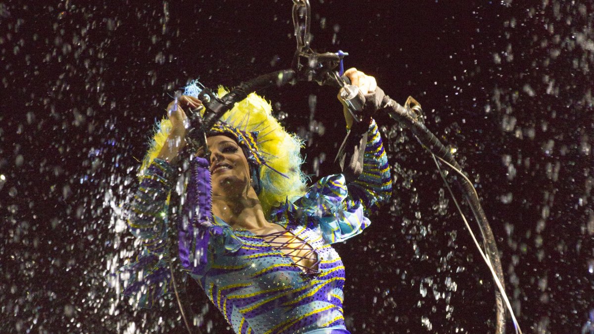 Una de las artistas de la compañía Circo Alegría que trae ‘Circo sobre agua’.