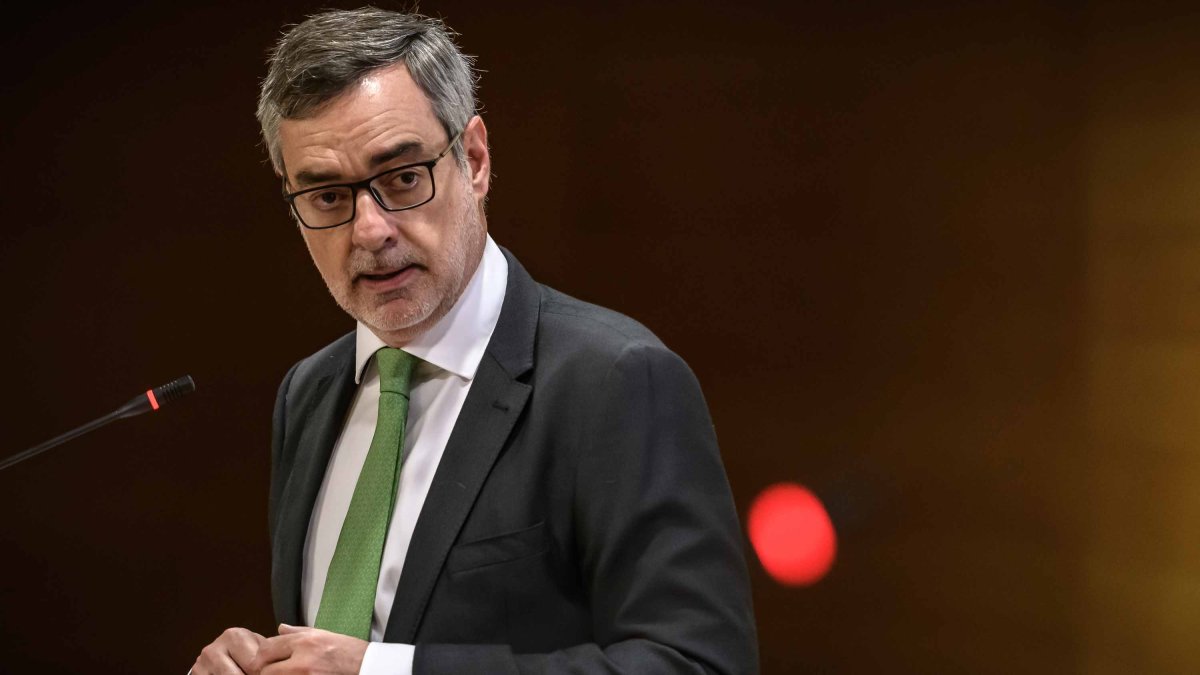 José Manuel Villegas, durante una conferencia de La Voz de Almería