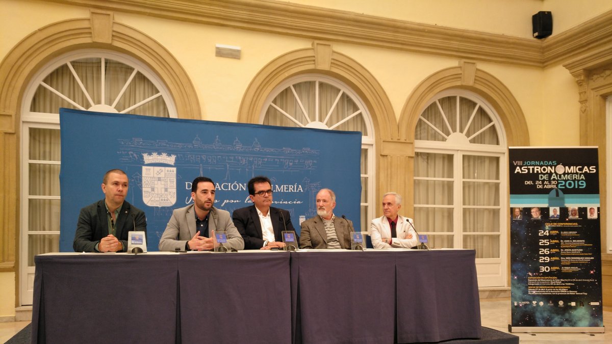 Acto de inauguración de las jornadas en el Patio de Luces de la Diputación Provincial.