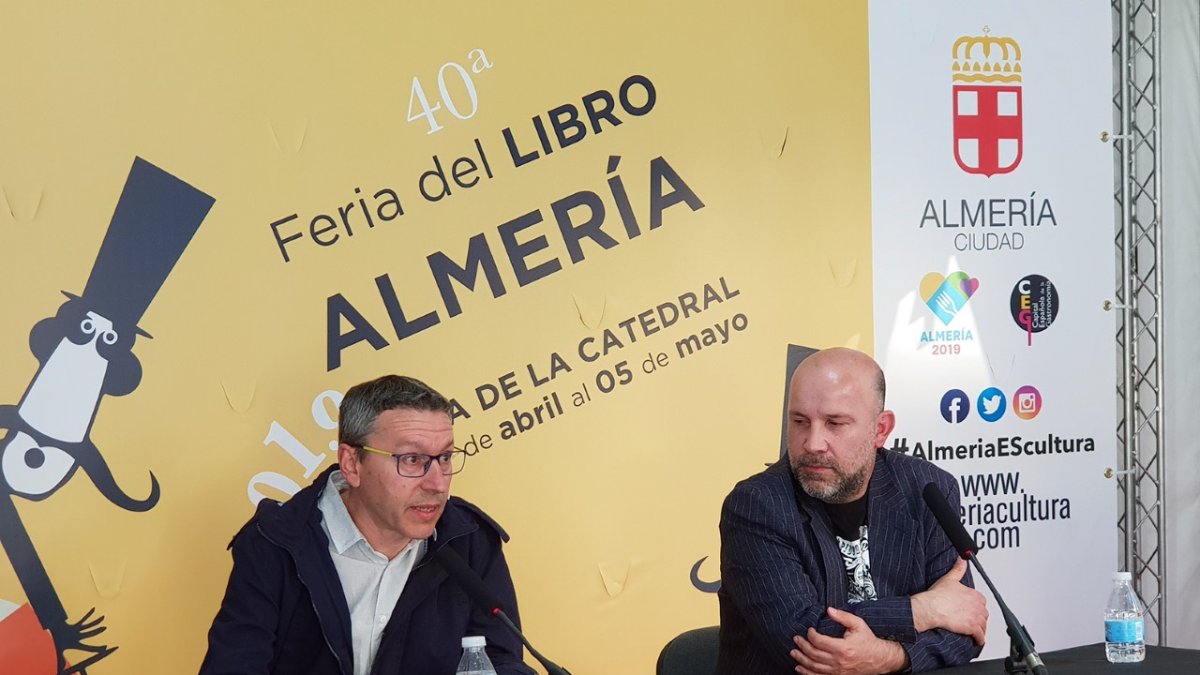 Escapa, durante su pregón de la Feria del Libro.