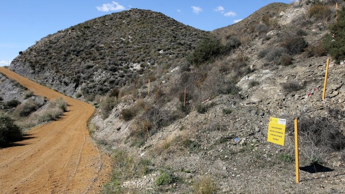 Terrenos contaminados en Palomares en una imagen de archivo.