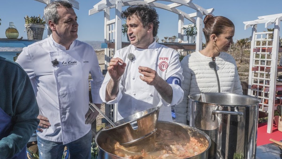 El chef de La Costa, José Álvarez, fue el invitado de la prueba grabada en Almería.
