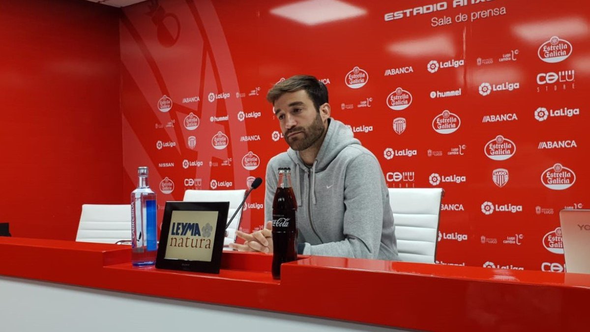 Edu Campabadal en sala de prensa.
