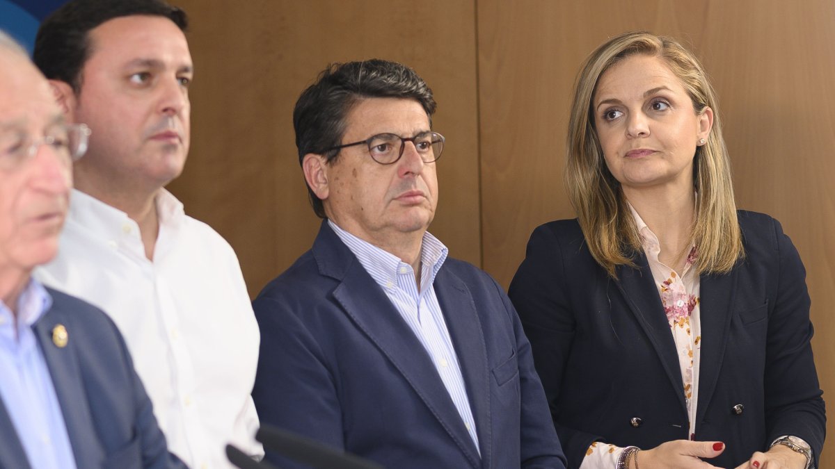 Juan José Matarí, diputado nacional del PP, la noche electoral