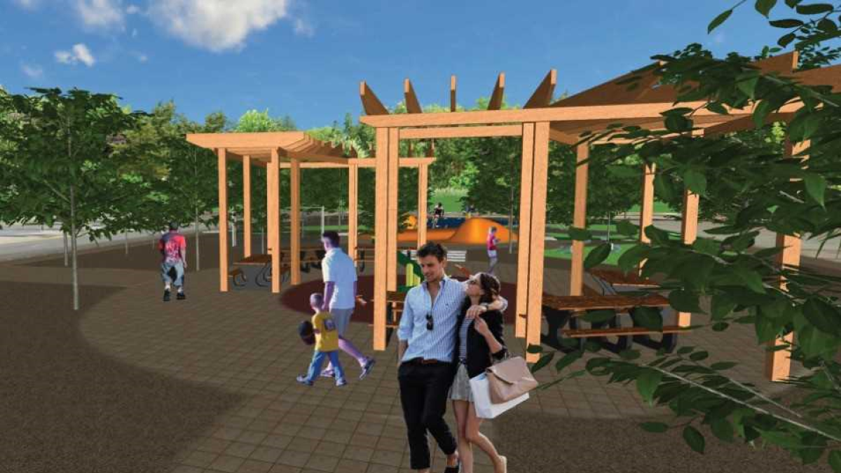 Así quedará el parque del Camino del Canal.