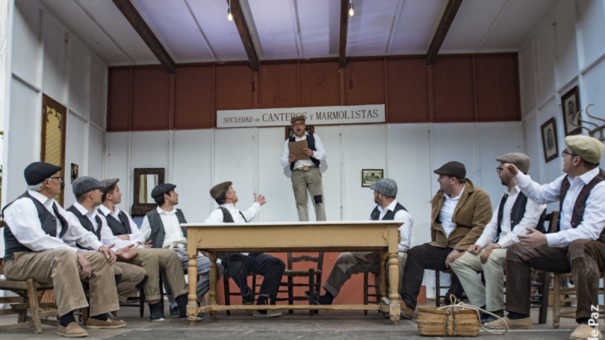 Escena de una representación en ediciones anteriores.