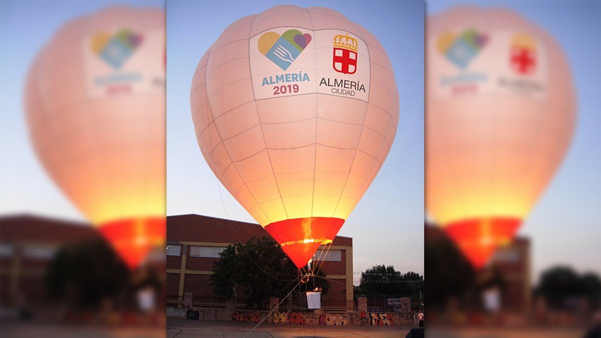 Así será el globo que permitirá disfrutar de Almería desde las alturas.