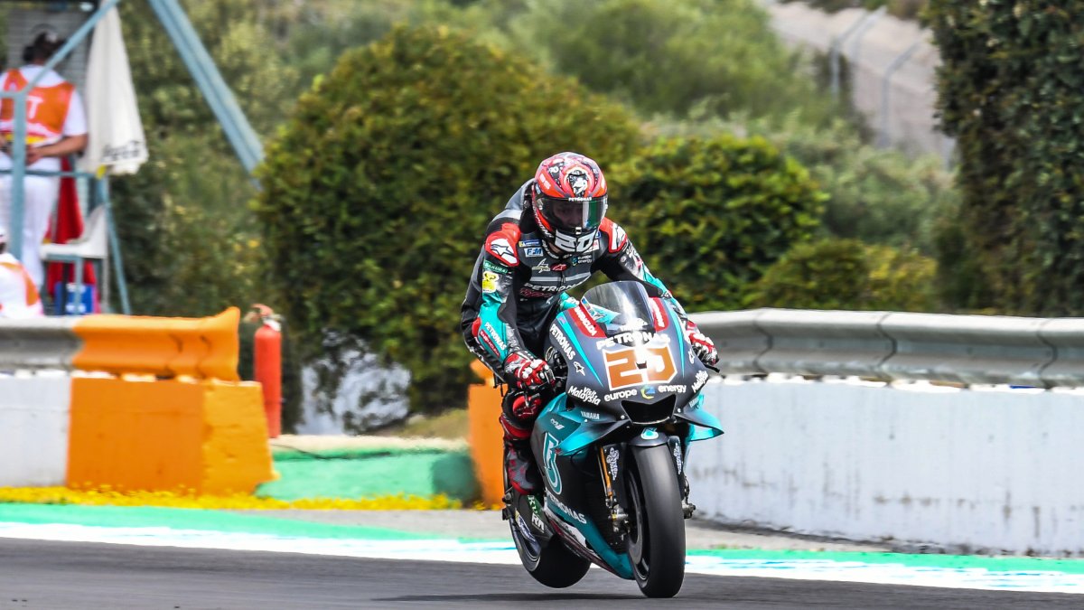 Pabio Quartararo logra la solé en Jerez