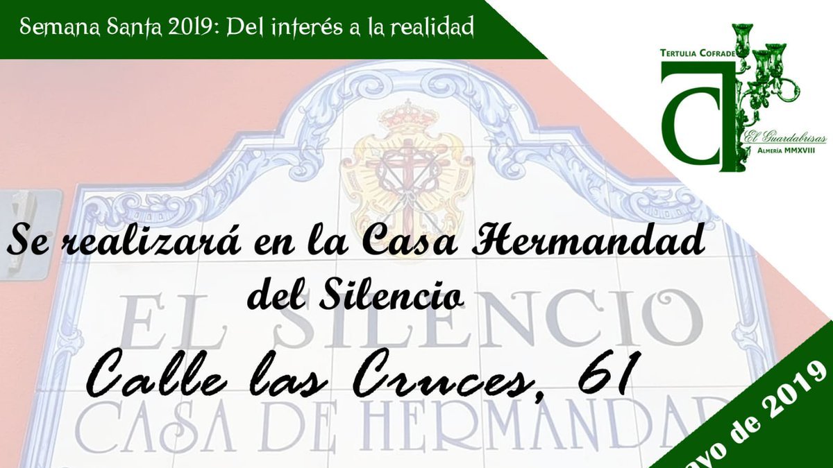 El Guardabrisas estará en la casa de hermandad del Silencio.