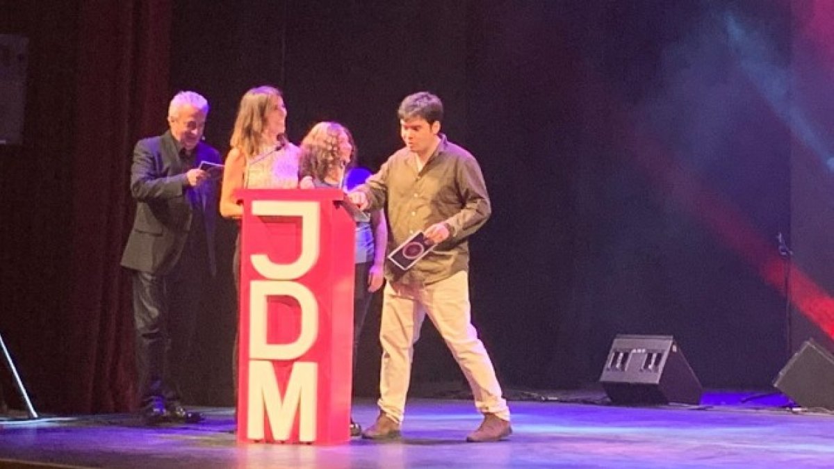 Jorge Villanueva, jugador del equipo de fútbol de la Liga Genuine.