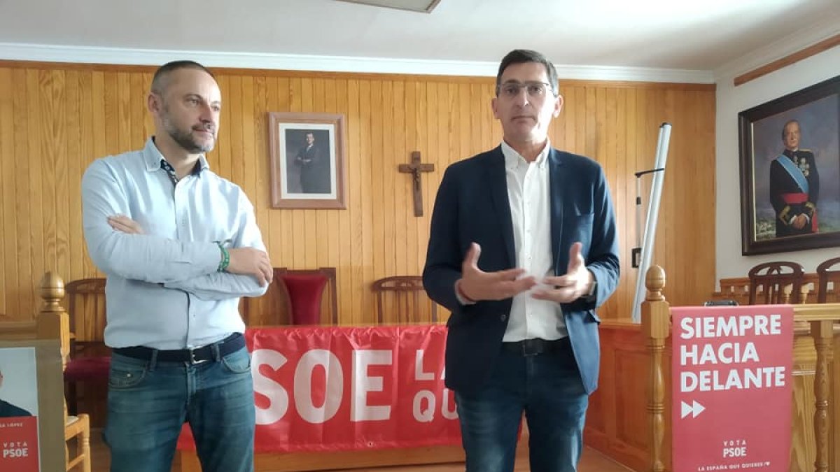 Miguel Ángel Tortosa y José Luis Sánchez Teruel, en María.