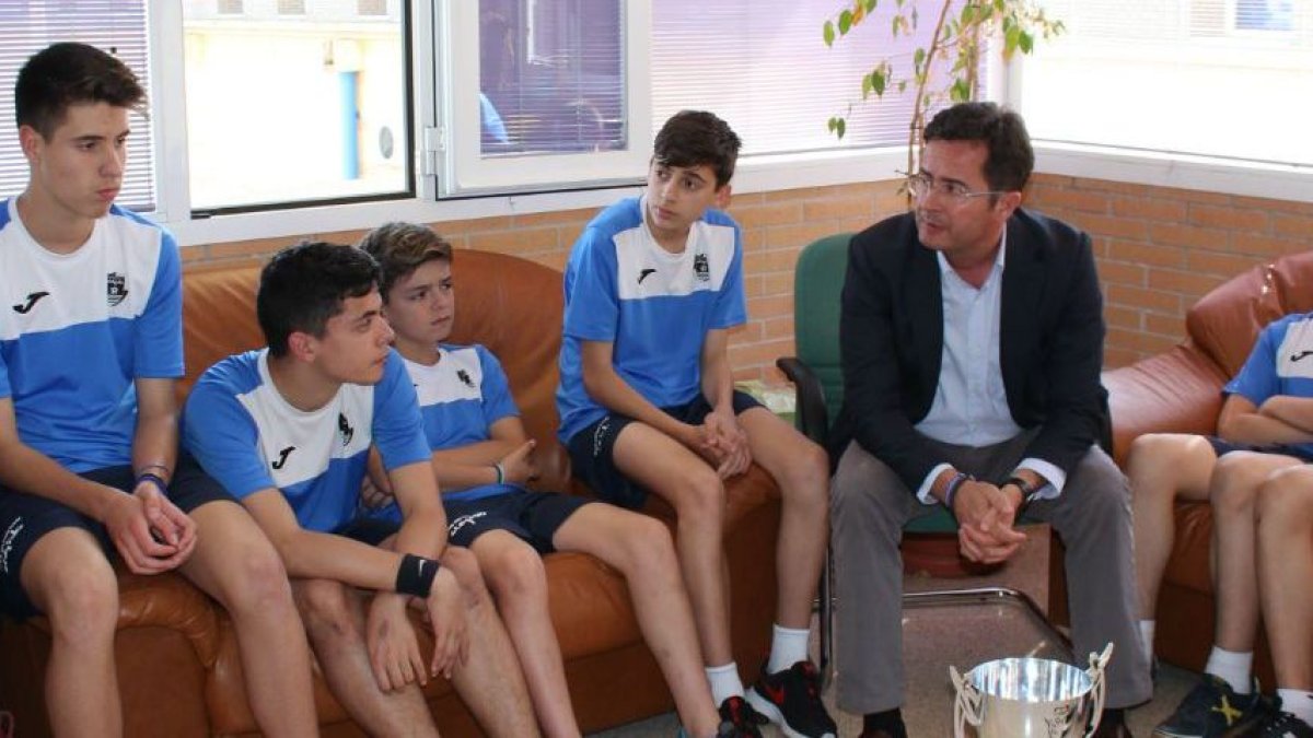 La recepción del alcalde de El Ejido.