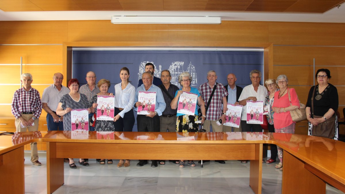 Presentación de la Semana del Mayor en el Ayuntamiento de El Ejido.