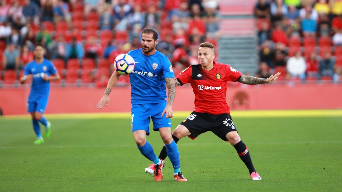 Nano en aquel Mallorca-Almería que terminó con derrota 1-0.