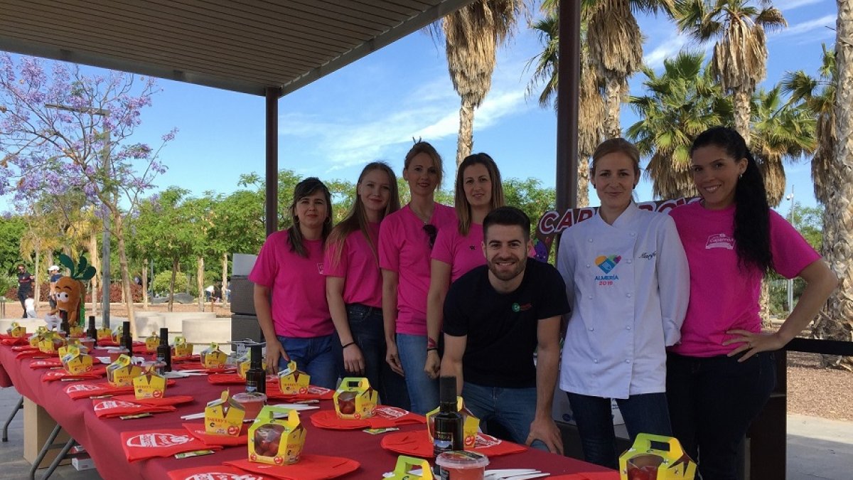 El equipo de Grupo Caparrós.
