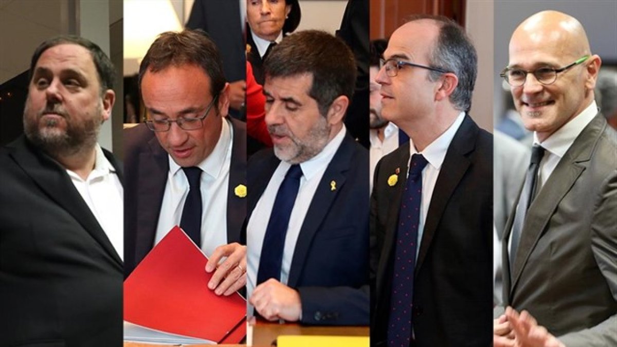 Los parlamentarios presos del procés regresan a Soto del Real. /Los parlamentarios presos del procés regresan a Soto del Real. /Europa Press