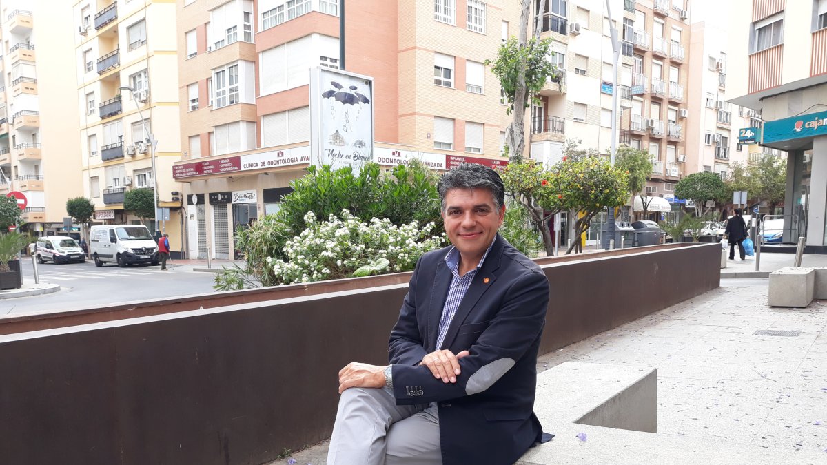 Miguel Cazorla, candidato a la Alcaldía de la capital por Ciudadanos.