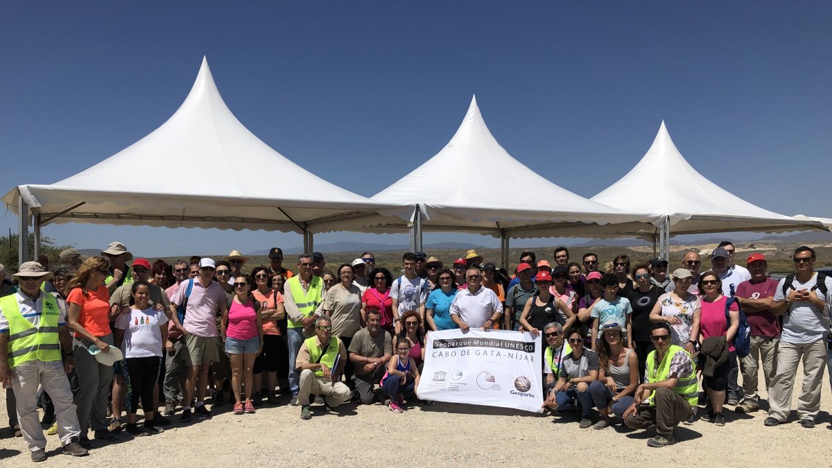 Participantes en el encuentro en Carboneras el pasado domingo.