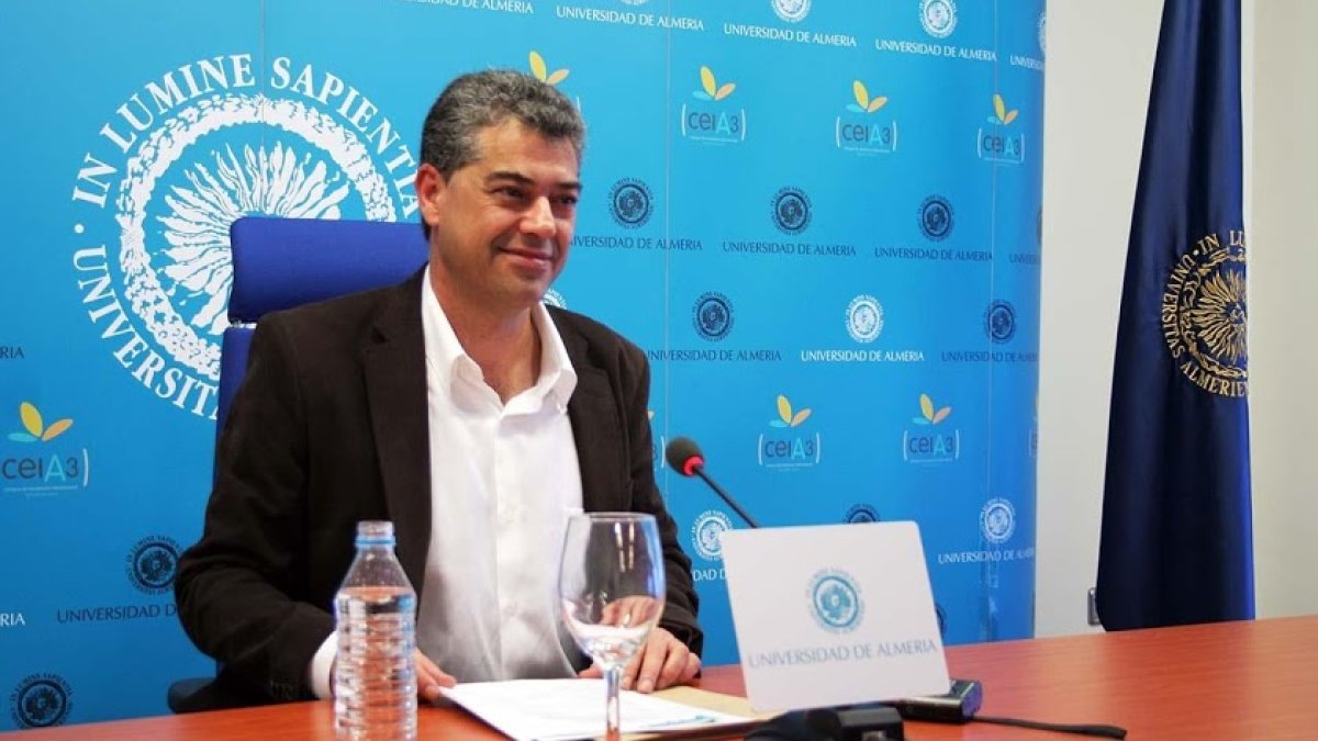 Carmelo Rodríguez, rector de la Universidad de Almería.