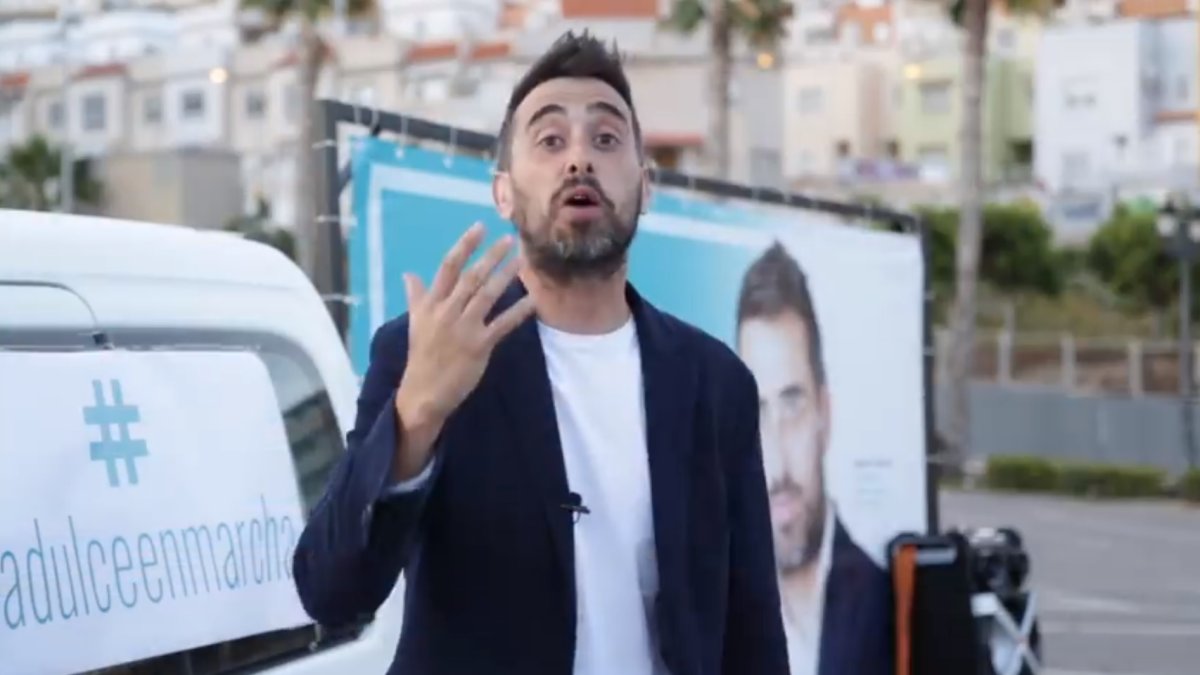 Javier García, candidato de Aguadulce en Marcha.