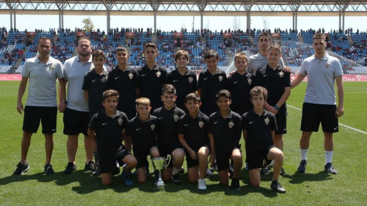 El Almería Alevín campeón de Liga.