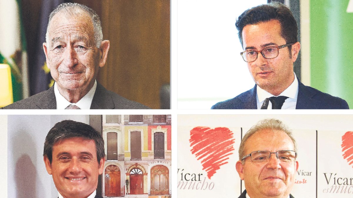 Gabriel Amat, Francisco Góngora, Manuel Cortés y Antonio Bonilla.