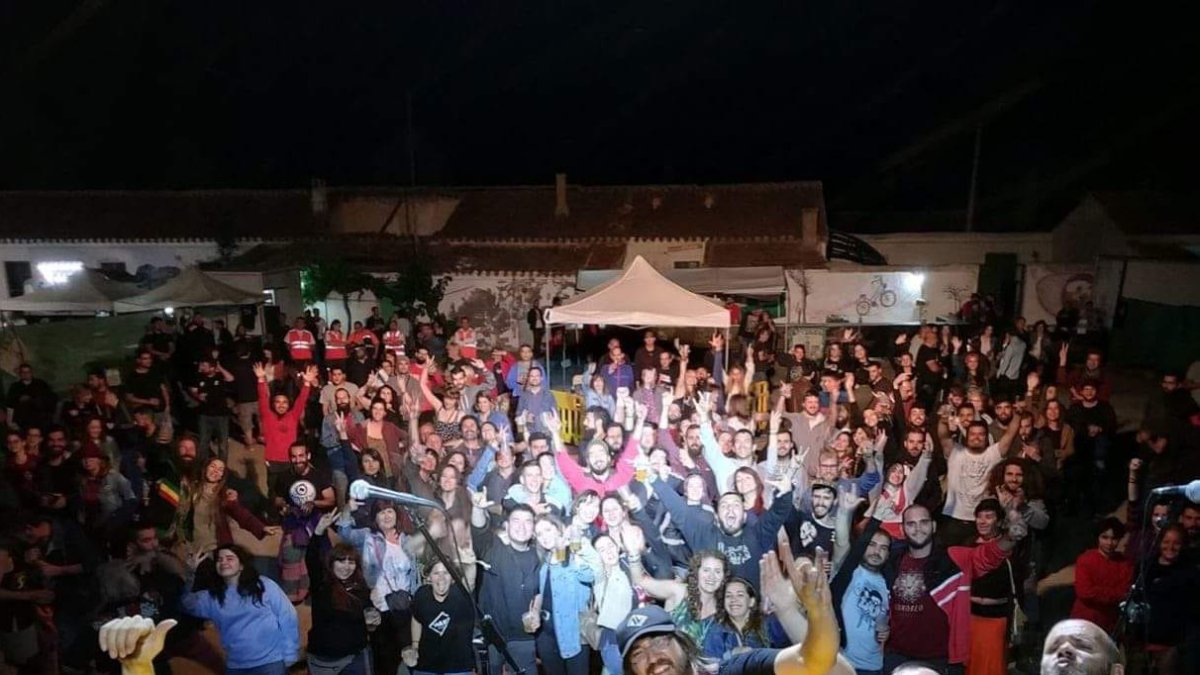 Actuación en la cita de Vía Sur del asado año.