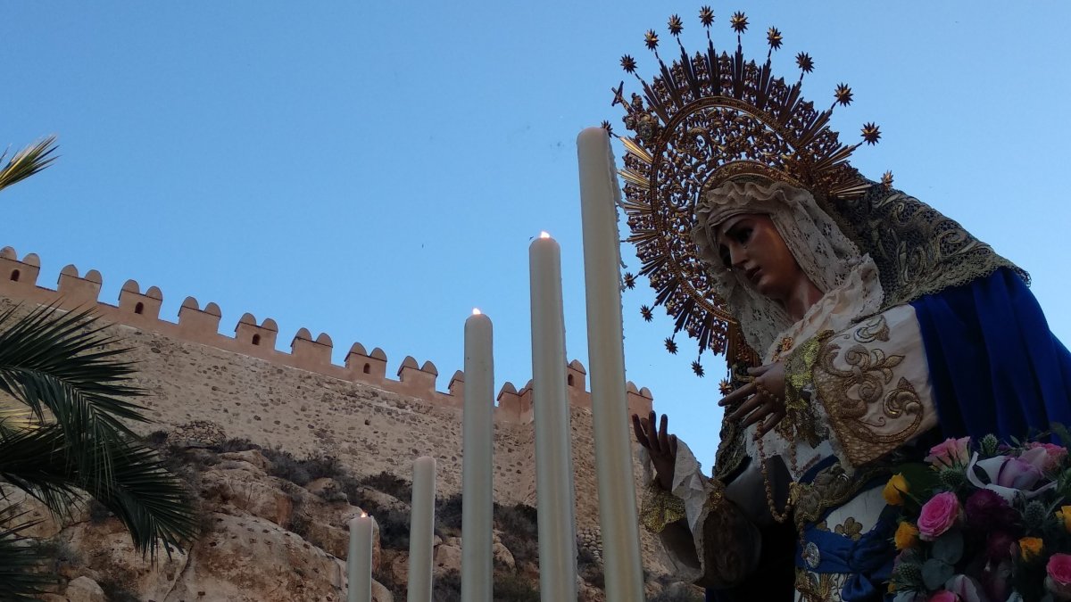 La Esperanza, a los pies de la Alcazaba.