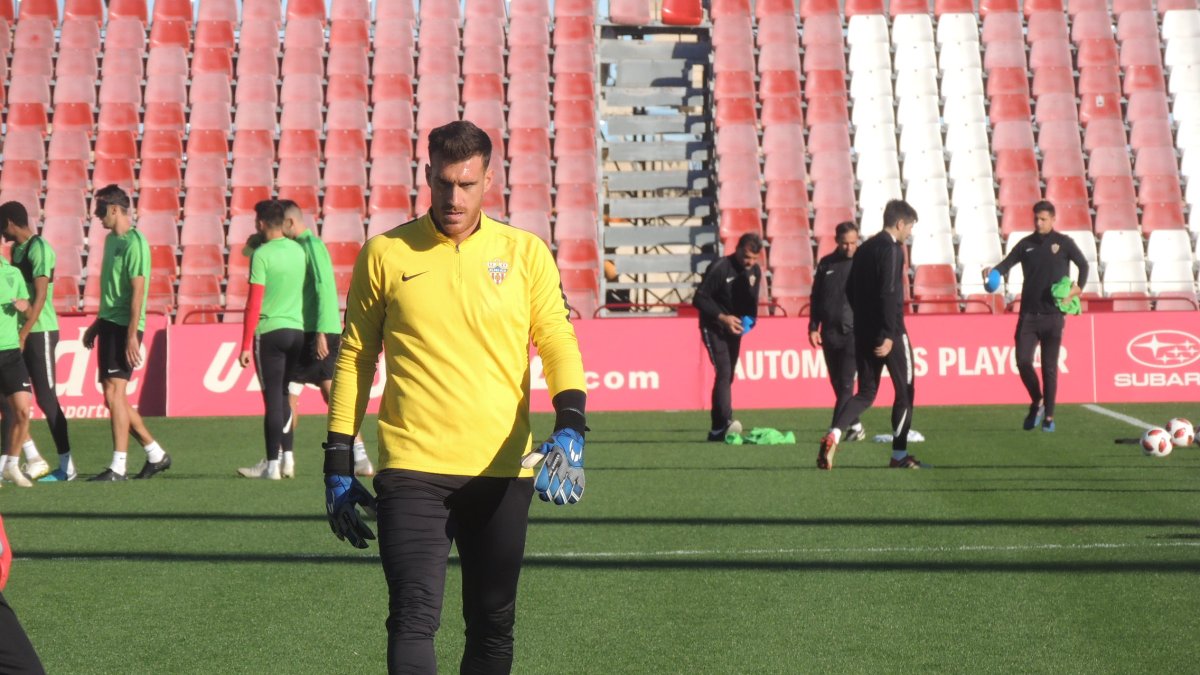 Fernando en un entrenamiento en el Mediterráneo.
