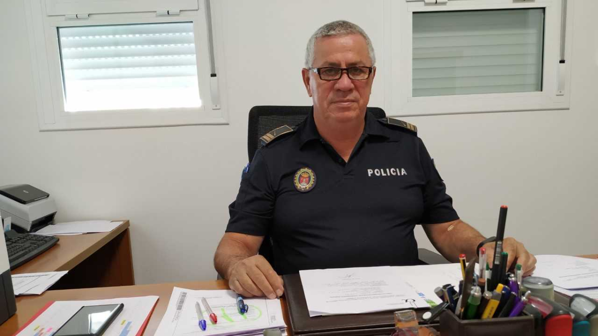 Diego Muñoz en su despacho.