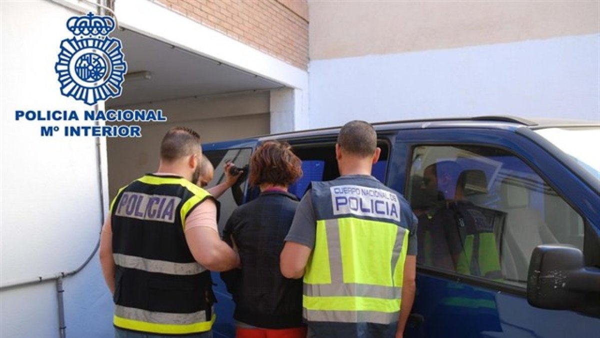 Imagen de la captura difundida por la Policía Nacional.