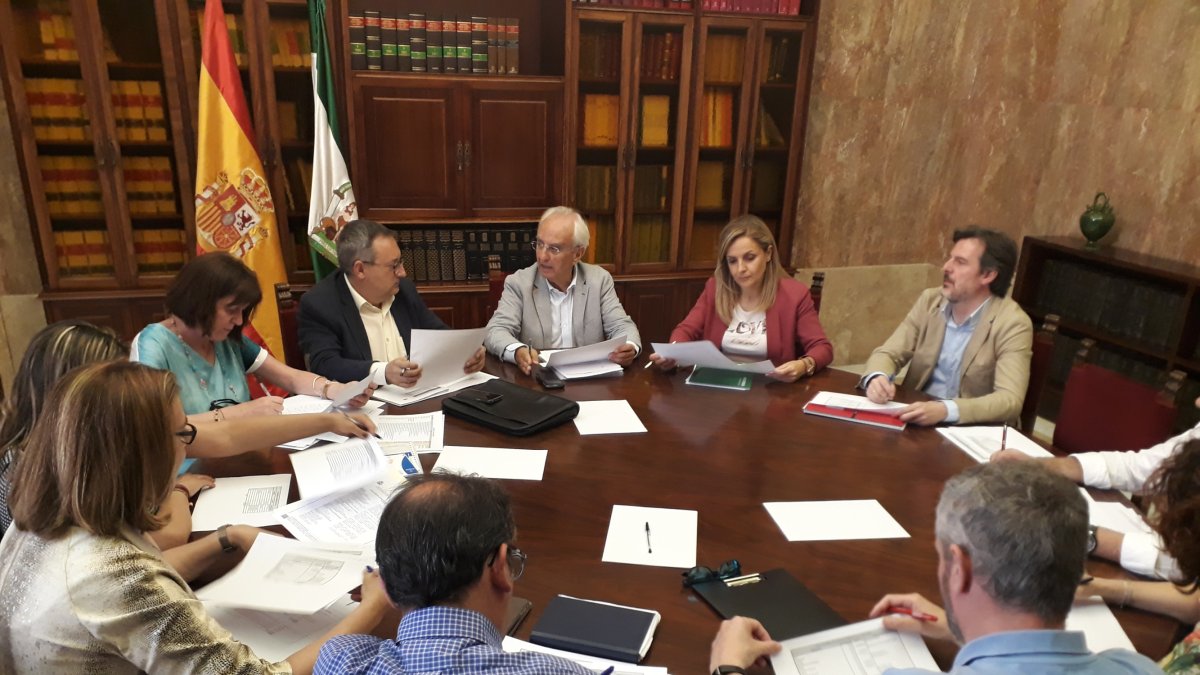 Reunión de la Comisión Provincial del PFEA celebrada este martes.