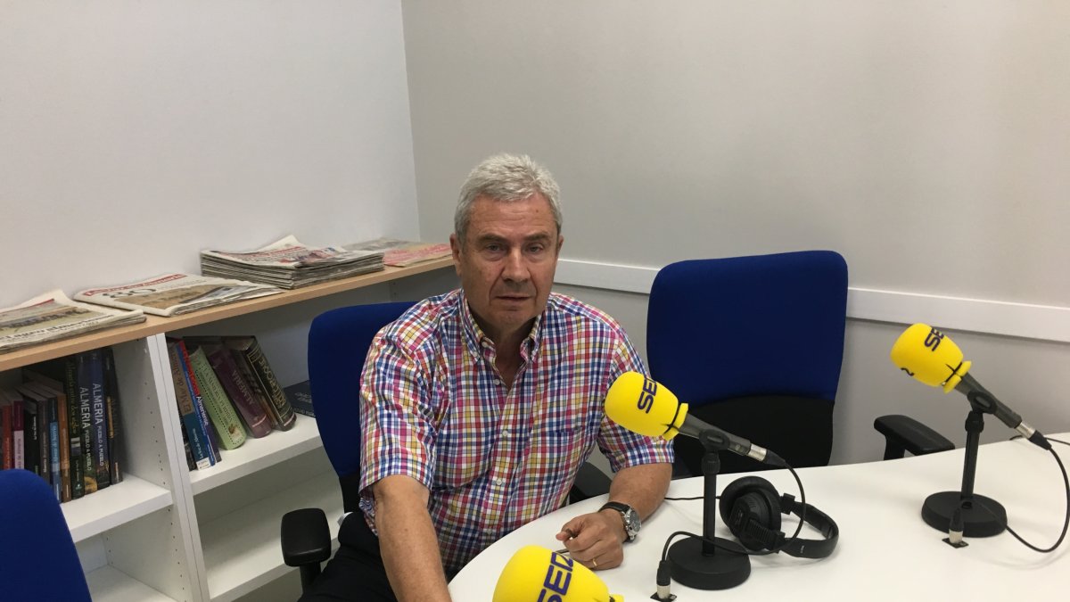Javier Serrano, presidente de Aguas del Almanzora ayer en la Cadena SER.