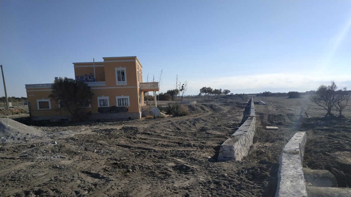 Obras de prolongación del paseo marítimo de la capital