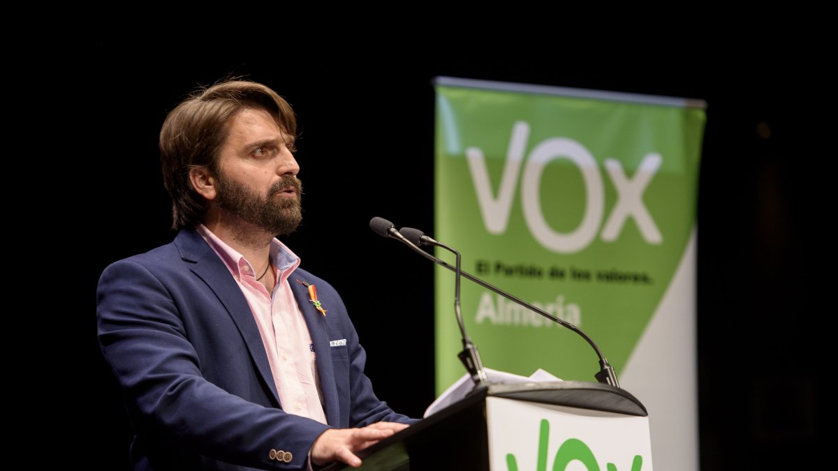 Juan Francisco Rojas, presidente de Vox en Almería.