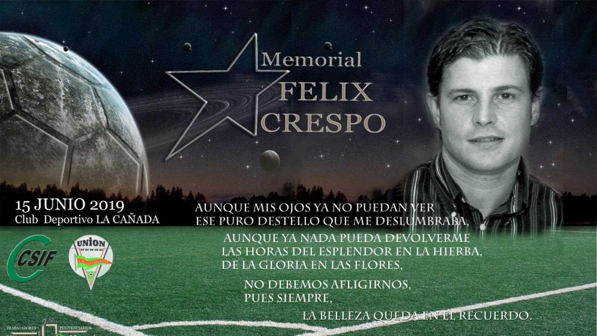 Cartel del memorial Félix Crespo.