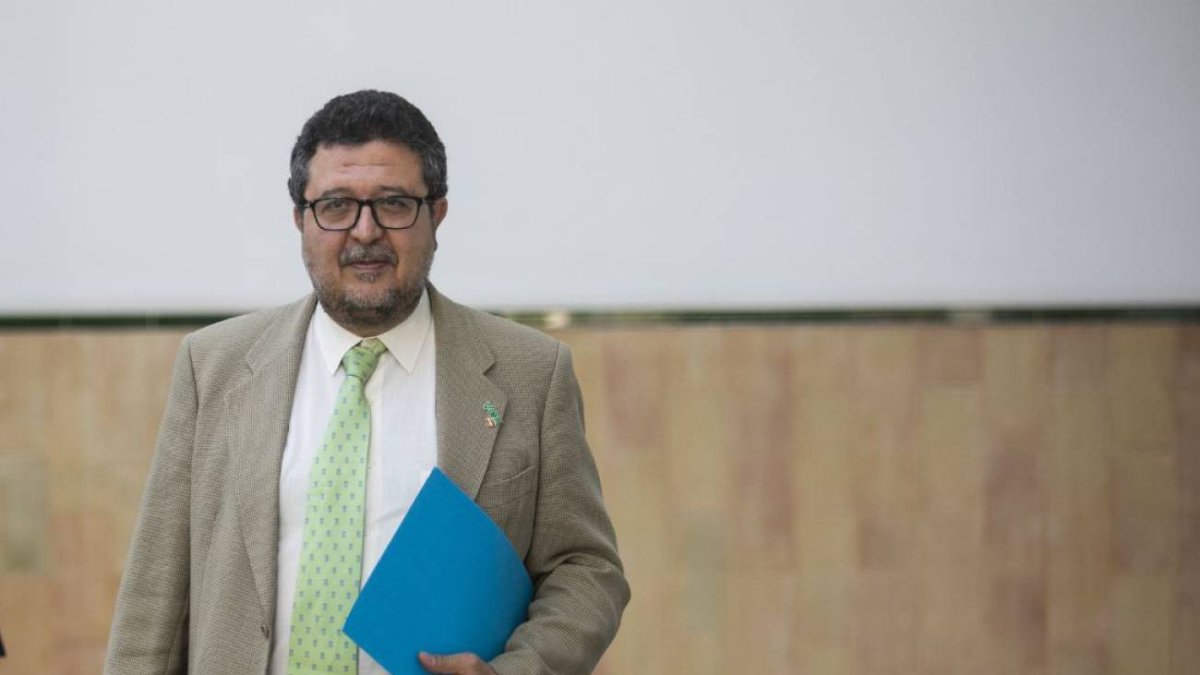 Francisco Serrano, presidente del grupo de Vox en el Parlamento andaluz.