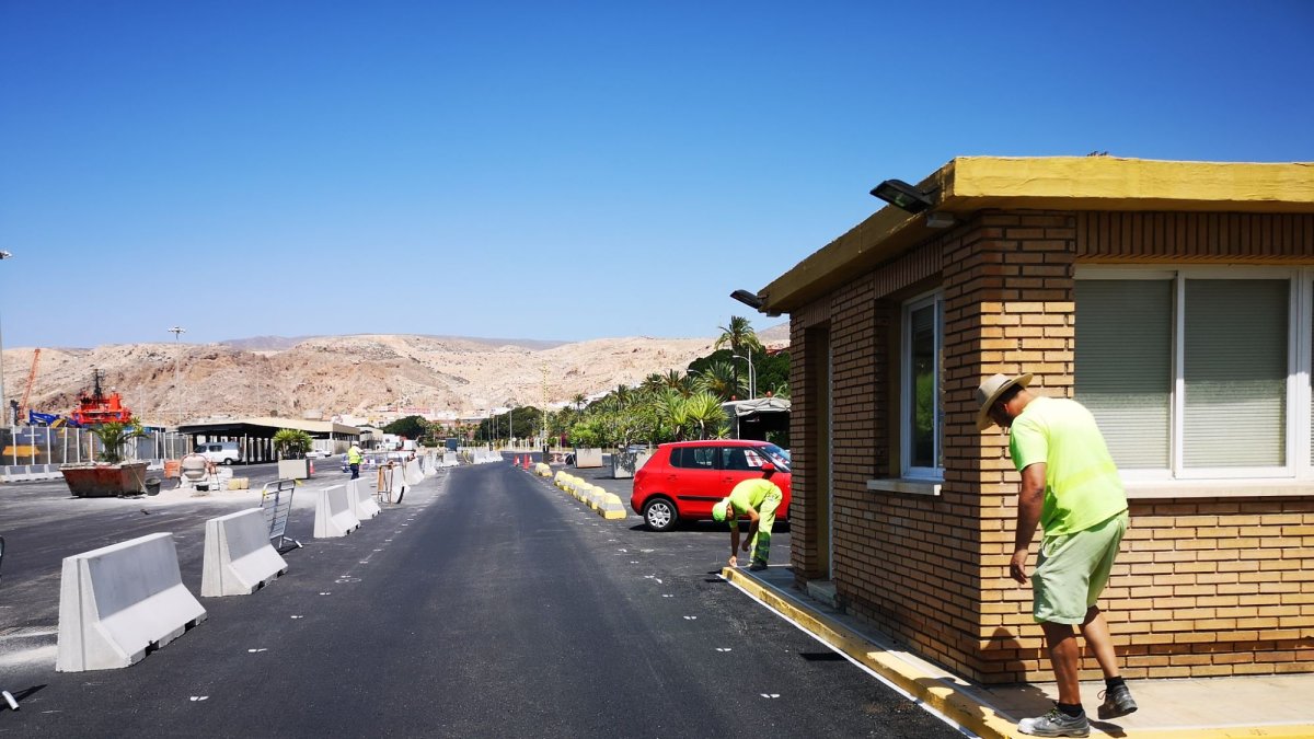 Obras para preparar la Operación Paso del Estrecho de este año